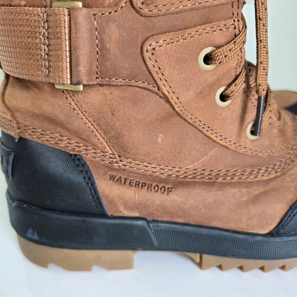 Sorel Tivoli IV Parc Waterproof Boots Women's 7/8 Velvet Tan Wool Gorpcore READ - Picture 3 of 12
